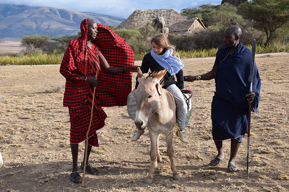 Spaziergang mit den Massai